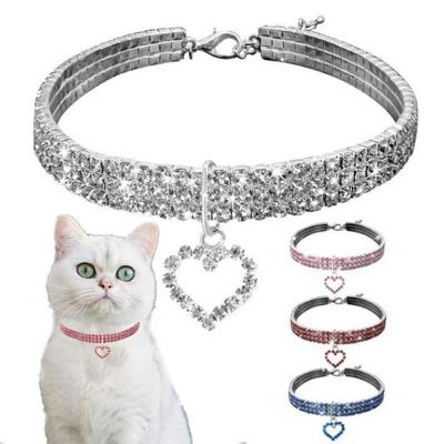 China FDSSN Have RTS 10000 Styles Designs Pet Cat Collar Rhinestone Diamond Jewelry Pet Luxury Rhinestone Dog Collars Wholesale Fashion Pet Jewelry Collar Dog Collars for sale