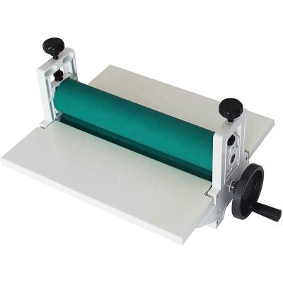 China LBS350 Hand Crank Cold Roll Laminator A4 A3 A5 A6 A3 for sale