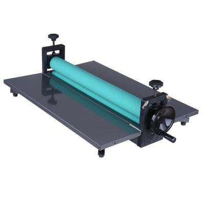 China A3 manual crank rubber roller cold laminator A3 for sale