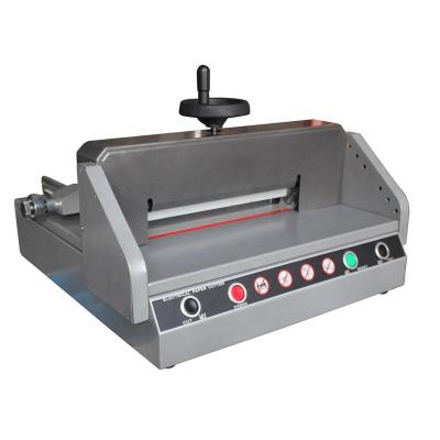 China Desktop printing shops E330D a4/a3 Pope electric guillotine paper cutter cutting machine for sale