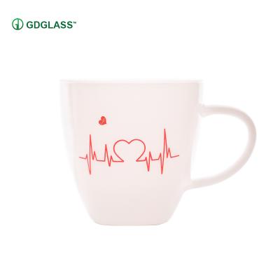 China Viable Transparent Glass Clear Espresso Milk Glass Heat Insulation Glass Mug for sale