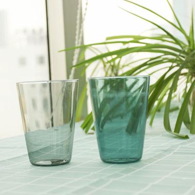 China Sustainable Hot Sale Good Quality Reusable Clear Single Wall Coffee Glass Water Mug for sale