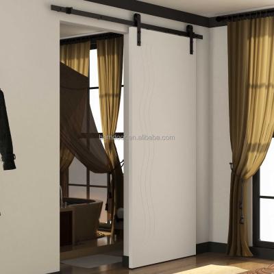 China Modern Modern Style Interior Flush Doors MDF With Accessories Sliding Door for sale