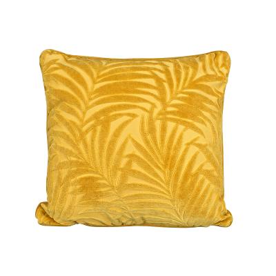 China Durable high quality high hope polyester square cut pile jacquard cushion cover cut pile jacquard cushion for sale