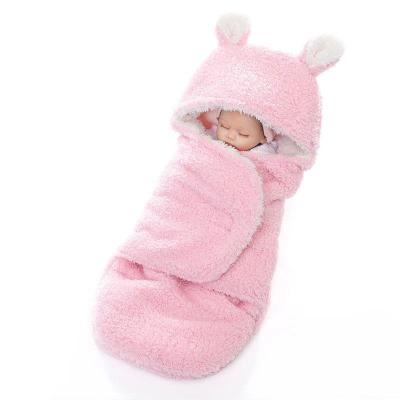 China Antibacterial Plush Baby Split-Legged Winter Big Expectation Sleeping Baby Plus Velvet Covering Stroller Sleeping Bag for sale