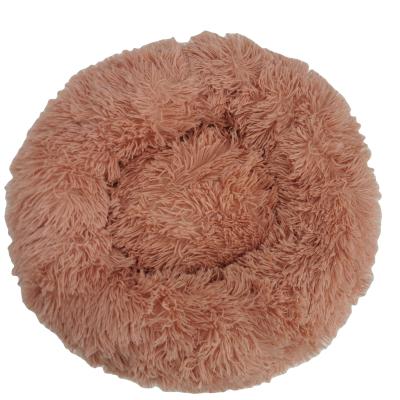 China Travel Expectancy Wholesale Custom Made Luxury Soft Plush Donut Pet Bed Warm Cushion Sofa Cat Dog Bed for sale