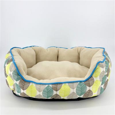 China Comfortable Breathable Pile Form Oxford Cloth Pet Cat Bed Large Expectancy Pet Nest Pet House Bed for sale