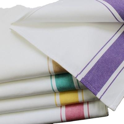 China High Quality Color-stripes Color-stripes Table Cloth For Hotel Restaurant Home Use Cotton Table Napkin for sale