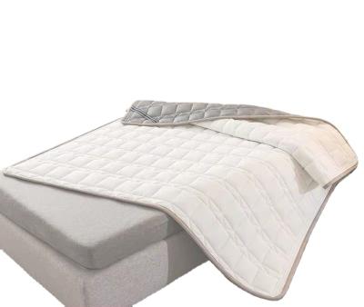 China (Feather+pipe) Dual Function Ultrasonic Quilted Pad Thicken Bed Cover Device Mattress Protector Pad for sale