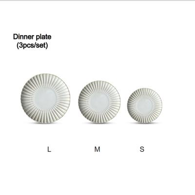 China Sustainable New Style Antique Ceramic Dinner Plates Price Porcelain Dinner Sets Restaurant Dinnerware Set Dinnerware for sale