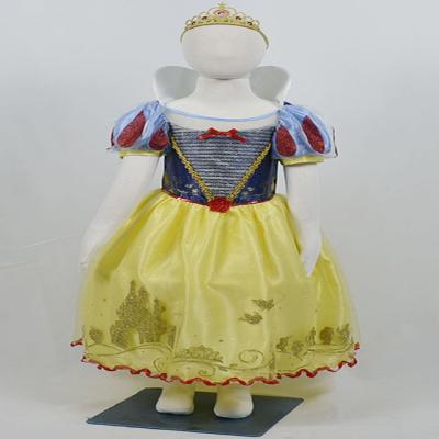 China New Arrival Costume Carnival Party Short Sleeves Snow White Princess Dress Kids Christmas Halloween Party Dress For Girls for sale