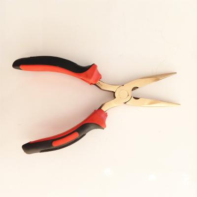 China Non Sparking Beryllium Non Magnetic Copper Alloy Pliers Long Nose 8