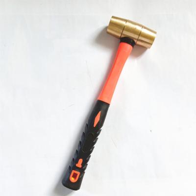 China Non Sparking Brass Hammer Mallet 2lbs Hitting Hammer Non Sparking Brass Safety Tools for sale