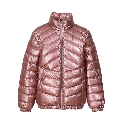 China China Wenzhou Factory Wholesale Fashion Pink Breathable Children's Clothing Down Jacket Girl Autumn And Winter Warm Coat for sale