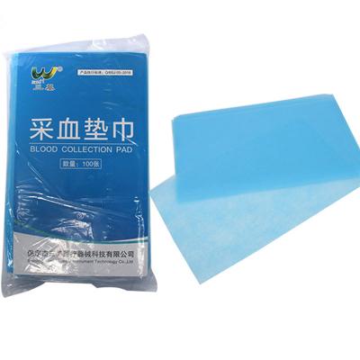 China Non Woven Fabrics Simple And Easy To Operate Medical Blue Disposable Crepe Paper Hospital Drape Sheet for sale