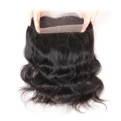 China Body Wave Ear To Ear Invisible Slim Invisible 360 ​​Closure And Transparent Swiss Lace 13*6 Headband for sale