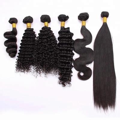 China Peruvian Straight Water Wave Woman Hair Extension Processed Bundles Bone Straight Hair With Closure Wholesale Raw Cuticle Aligned Hair for sale