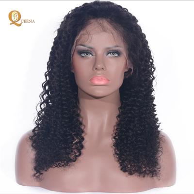 China New Brazilian Curly Fashion Women Hair Wig, Kinky Curly Lace Frontal Wig Hair, 100 Hair Full Stock Lace Front Wigs With Bang for sale