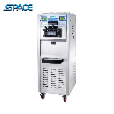 China Ice Cream Floor Model 3 Flavor Soft Serve Ice Cream Machine Brave Man Machine Soft Ice Cream for sale