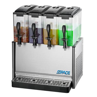 China Cooling 4 tanks cold and hot juice dispenser machine YSJ-12*4 for sale