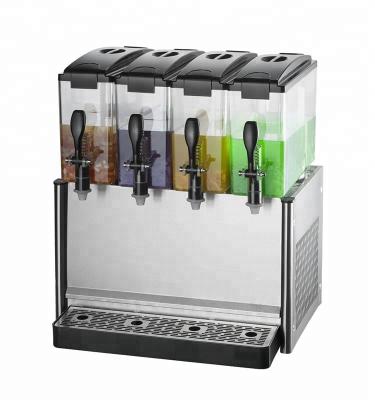 China Automatic Control 4 Tanks Cooling Machine Commercial Juice Dispenser for sale