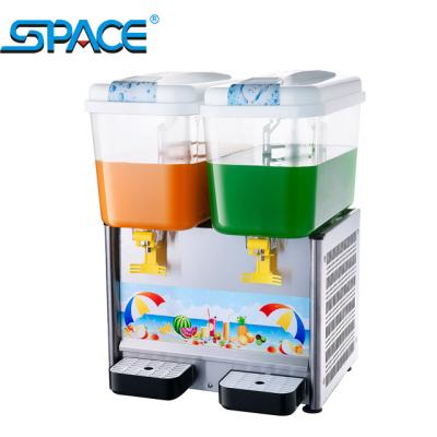 China Amphibious Cold-Hot Stainless Steel Panel Juice Dispenser YRSP-18x2 for sale