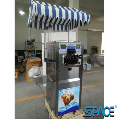 China Sustainable ice cream machine umbrella and serving table for sale