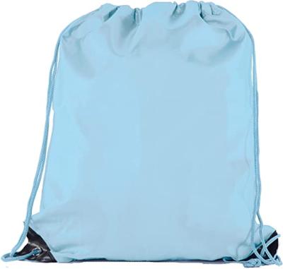 China Custom Sports Drawstring Bag Marathon String Bag Waterproof Polyester Backpack Gym Bag for sale