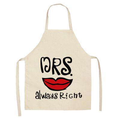 China Good Quality Factory Directly Sublimation Washable Aprons Cooking Cafe Work Aprons Kitchen For Women And Man for sale