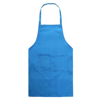 China Top Quality Washable Cotton Polyester Chef Cooking Aprons Kitchen Apron With Custom Printed Logo for sale