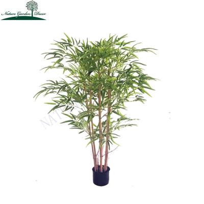 China Real Touch 4ft Tall Tree Indoor Tropical Green Bedroom, Living Room Decoration Chinese Artificial Plant Bamboo for sale