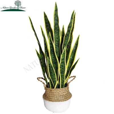 China Real Touch Indoor Outdoor Faux Snake Plants Table Decoration Faux Sansevieria Artificial Sansevieria for sale