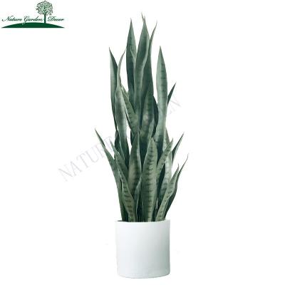 China Real Touch Wholesale Snake Plant Large For Indoor Artificial Tree Centerpiece Perfect Sansevieria Plant for sale