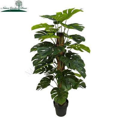 China Real Touch Turtle Leaf Tree Fake Plants Decoration Artificial Decorative Plants 5ft Lifelike Realistic Simulation for sale