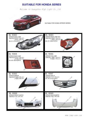 China Suitable for Honda Series for sale