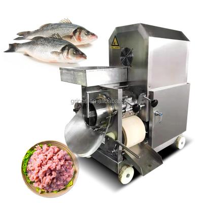 China Fish Meat Bone Separator 2021 Automatic Fish Bone And Skin Removing Machine Fish Meat Harvester for sale