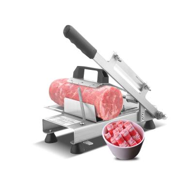 China Easy Free Shipping Small Meat Slicer Machine Big Size Frozen Beef Pork Meat Sheep Meat Slicer for sale