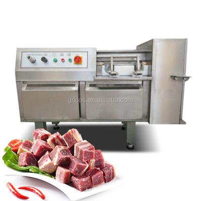 China Meat Processing Equipment Stainless Steel Frozen Chicken Duck Block Cube Dicing Machine/Frozen Chicken Meat Cutter for sale