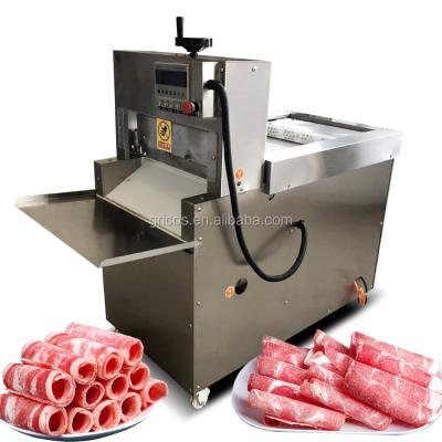 China Economic Automatic Electric Frozen Meat Cutter Restaurant Pork Cutter Restaurant Meat Slicing Machine Frozen Ham Meat Slicer For Sale for sale