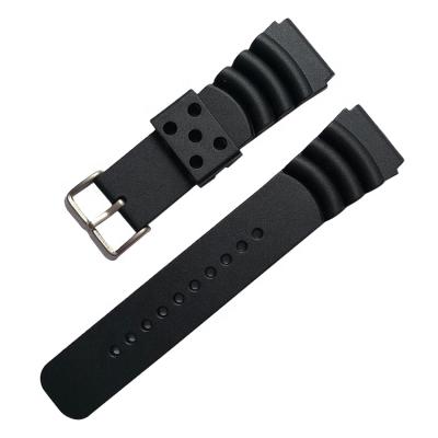 China 18mm 20mm Strap Rubber Rubber Fit 22mm For Turtle Tuna Dive Watch SKX007 6105 for sale