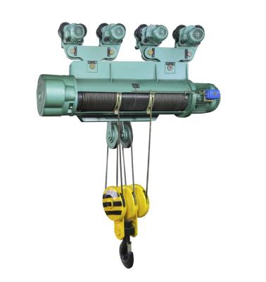 China HCD Type Electric Wire Building Material Stores Wire Rope Hoist Solid Electric Wire Rope Hoist Electric Crane Hoist for sale