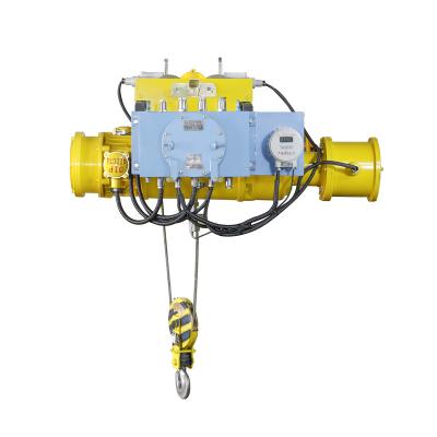 China BCD Type Explosion Proof Electric Hoist Building Material Shops Motor Lifting Electric Hoist Step Electric Chain Hoist for sale