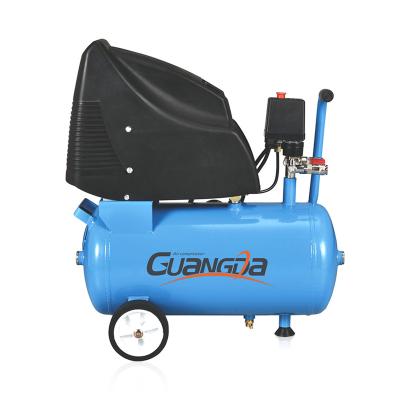 China OIL-LESS 1.5 Hp 25 Liter 8 Bar Oil Piston Air Compressor Direct Driven for sale