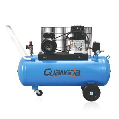 China 2 Hp 8 Hp 3 Bar Lubricated Italian Small Piston Air Compressor For Home Use for sale