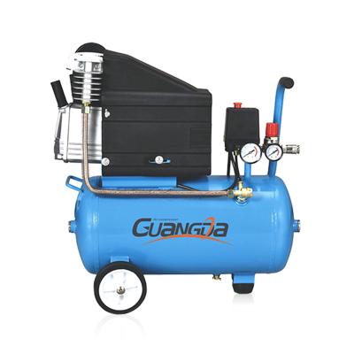 China OIL-LESS Factory Branded 25l 30l Tank 2hp Direct Driven Air Compressor for sale