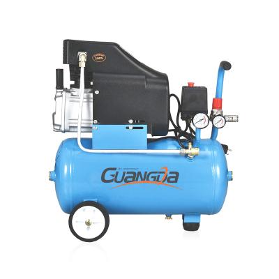 China OIL-LESS 2hp 1500w 25 Liter Portable Cylinder Direct Driven Air Compressor for sale