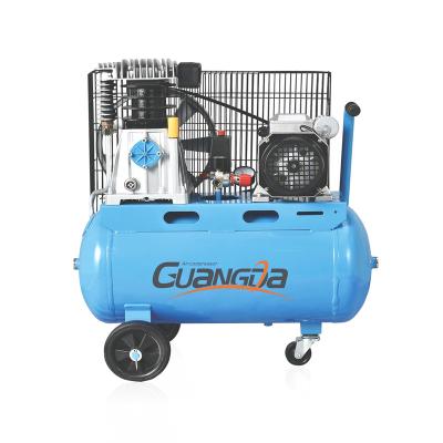 China Lubricated 3 horsepower 2.2kw 8 bar portable reciprocating Italian air-compressors for sale