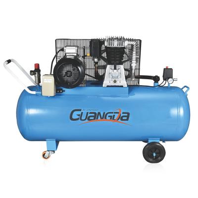 China 300l 500l 7.5hp 5.5kw Italy style 12.5bar lubricated air compressor for sale