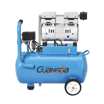 China Supplier Good Price 24L Oil Free Top Tank Small Size Oil Free Air Compressor for sale