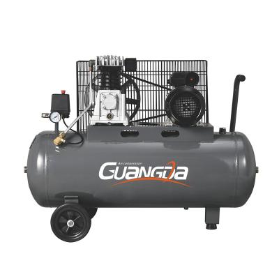 China 100L 2.2KW 3HP 115PSI 76KG Italy Piston Lubricated Air Compressor for sale